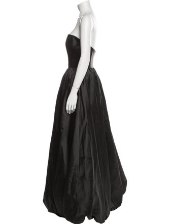 Vera Wang Strapless Long Dress