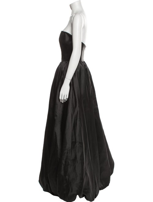 Vera Wang Strapless Long Dress