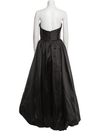 Vera Wang Strapless Long Dress