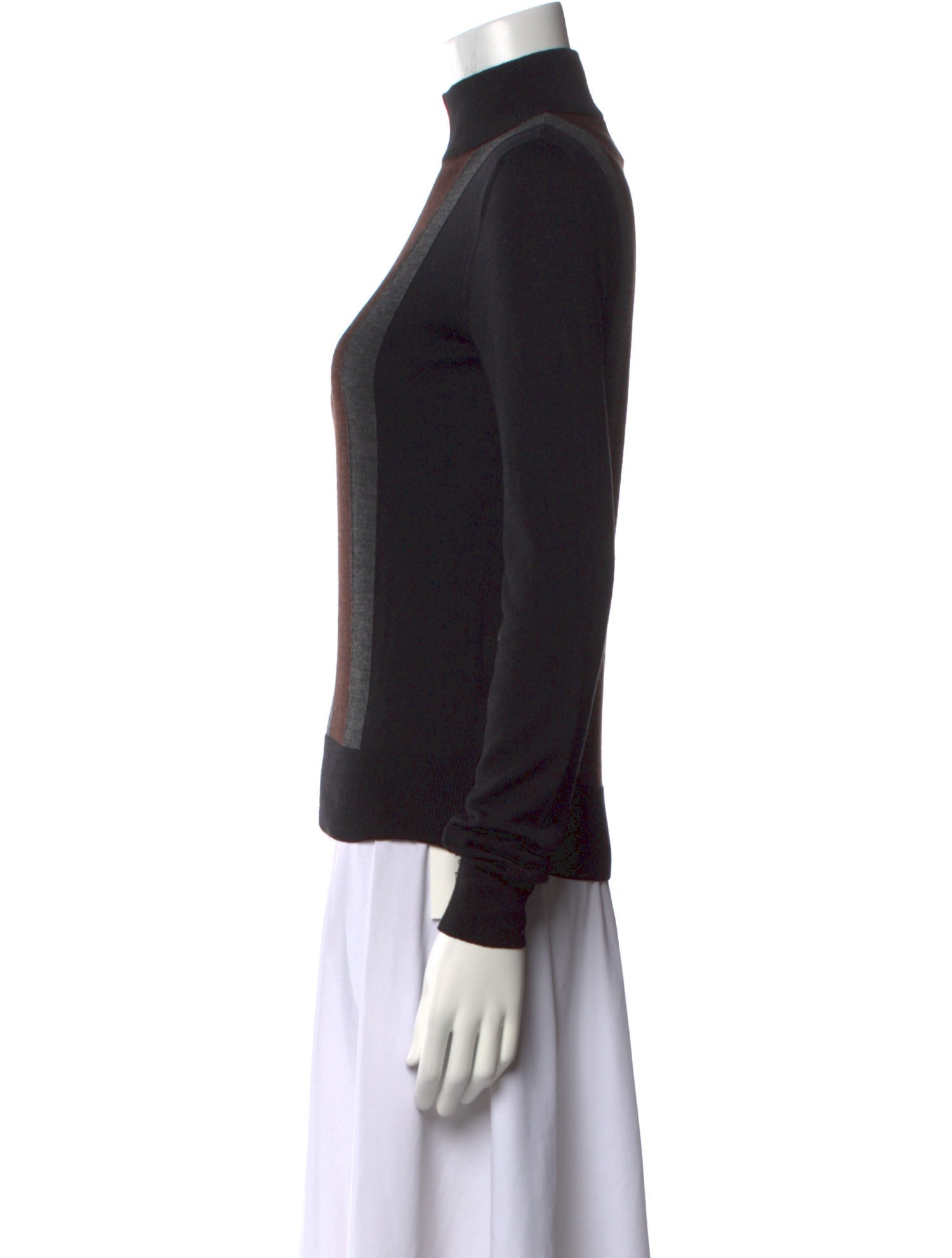 Vera Wang Wool Striped Sweater