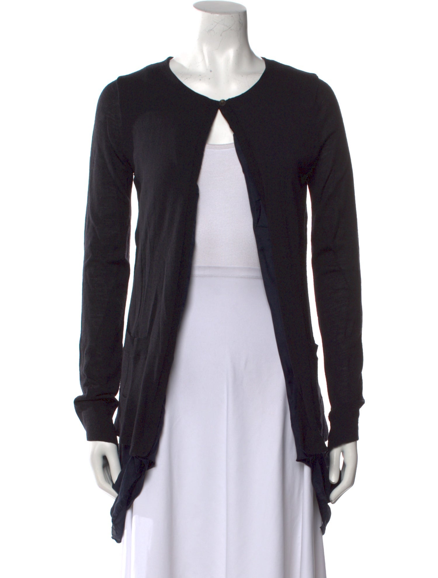 Vera Wang Wool Crew Neck Sweater