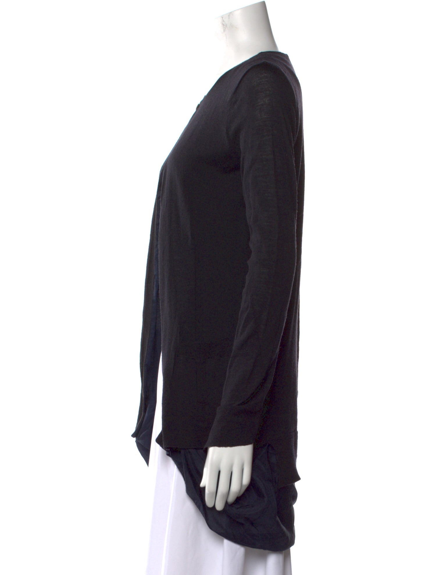 Vera Wang Wool Crew Neck Sweater