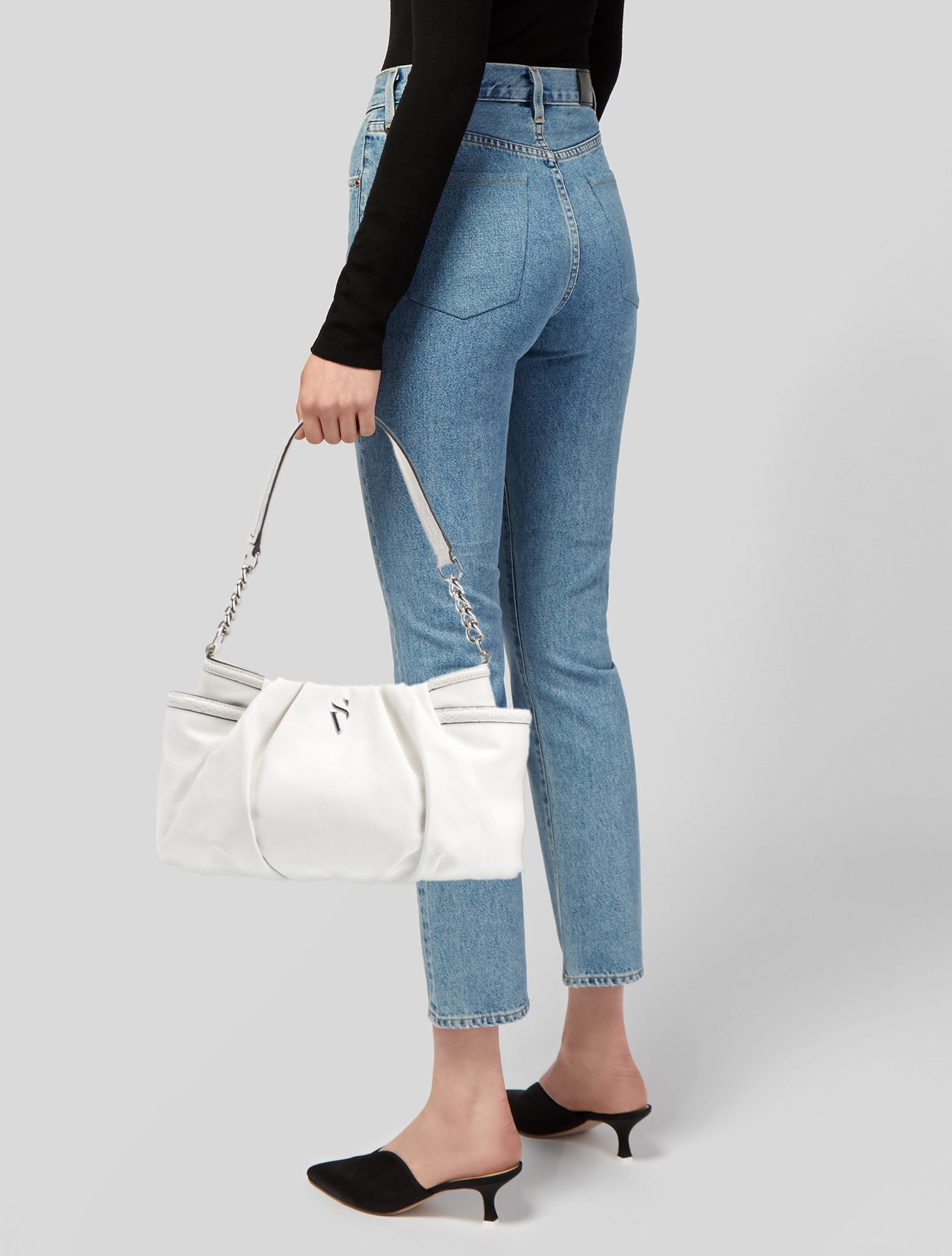 Vera Wang Leather Shoulder Bag