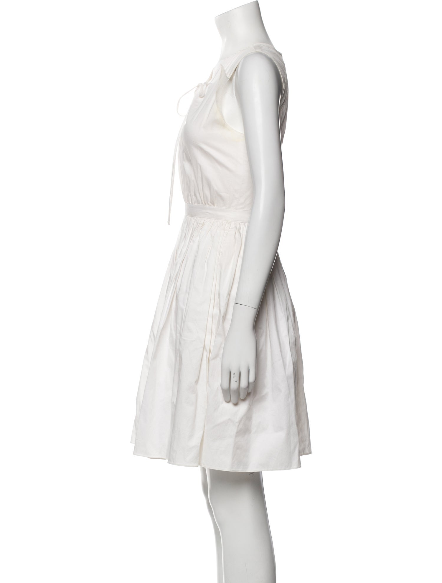 Vera Wang V-Neck Mini Dress