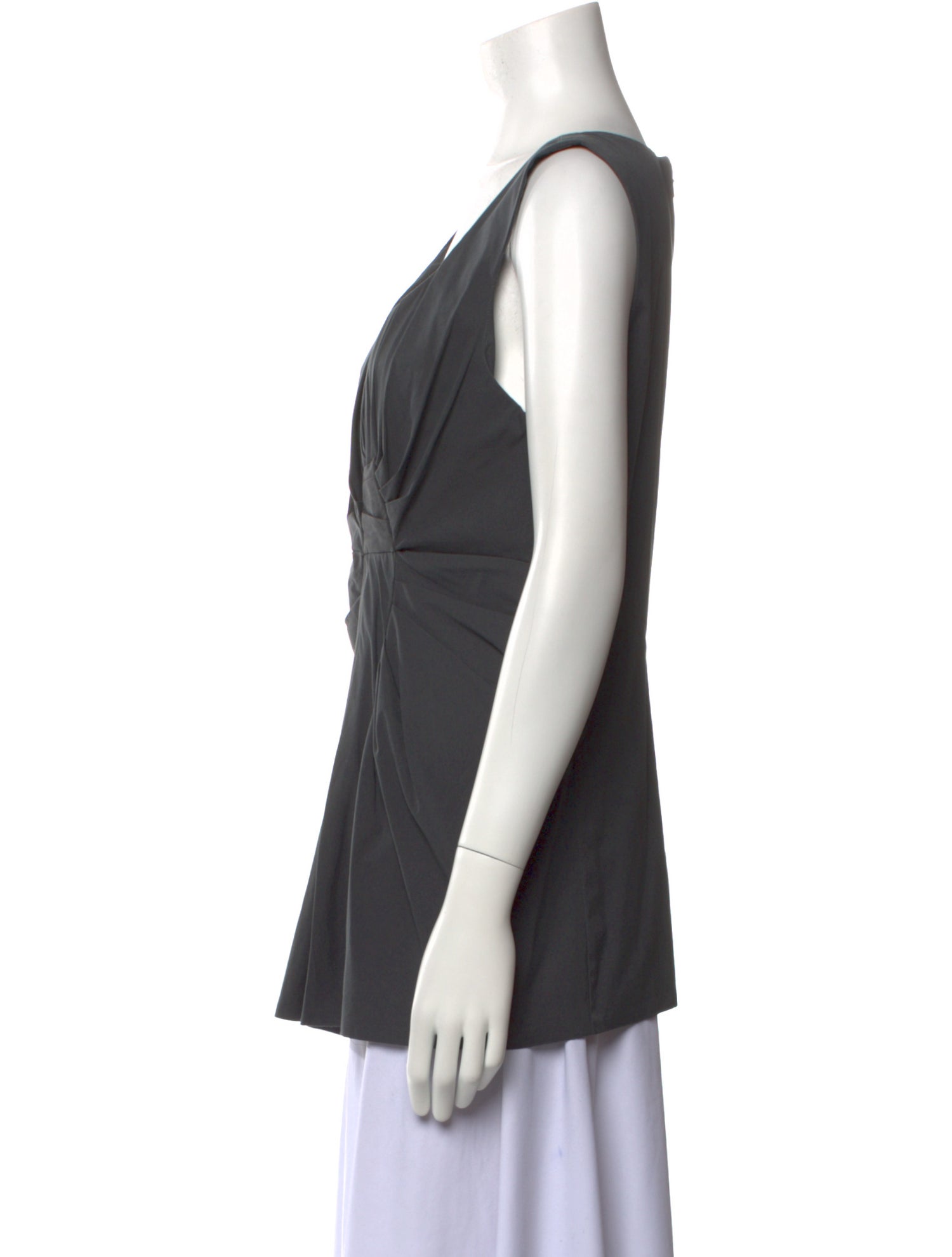 Vera Wang Scoop Neck Mini Dress