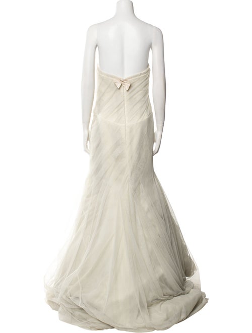 Vera Wang Strapless Long Dress