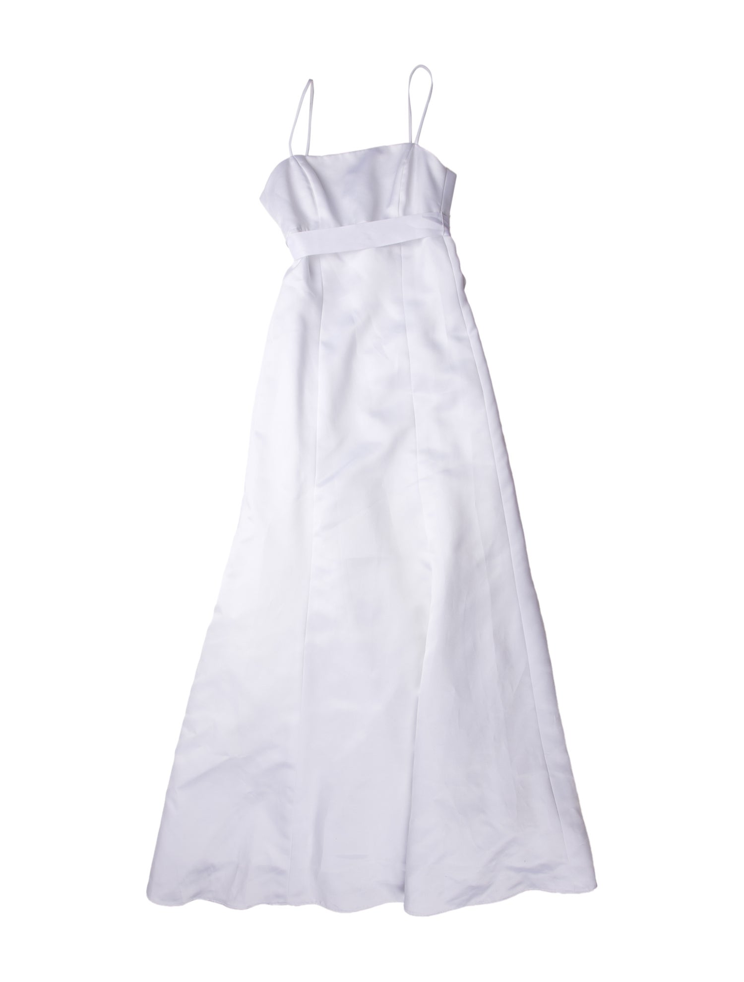 Vera Wang One-Shoulder Long Dress