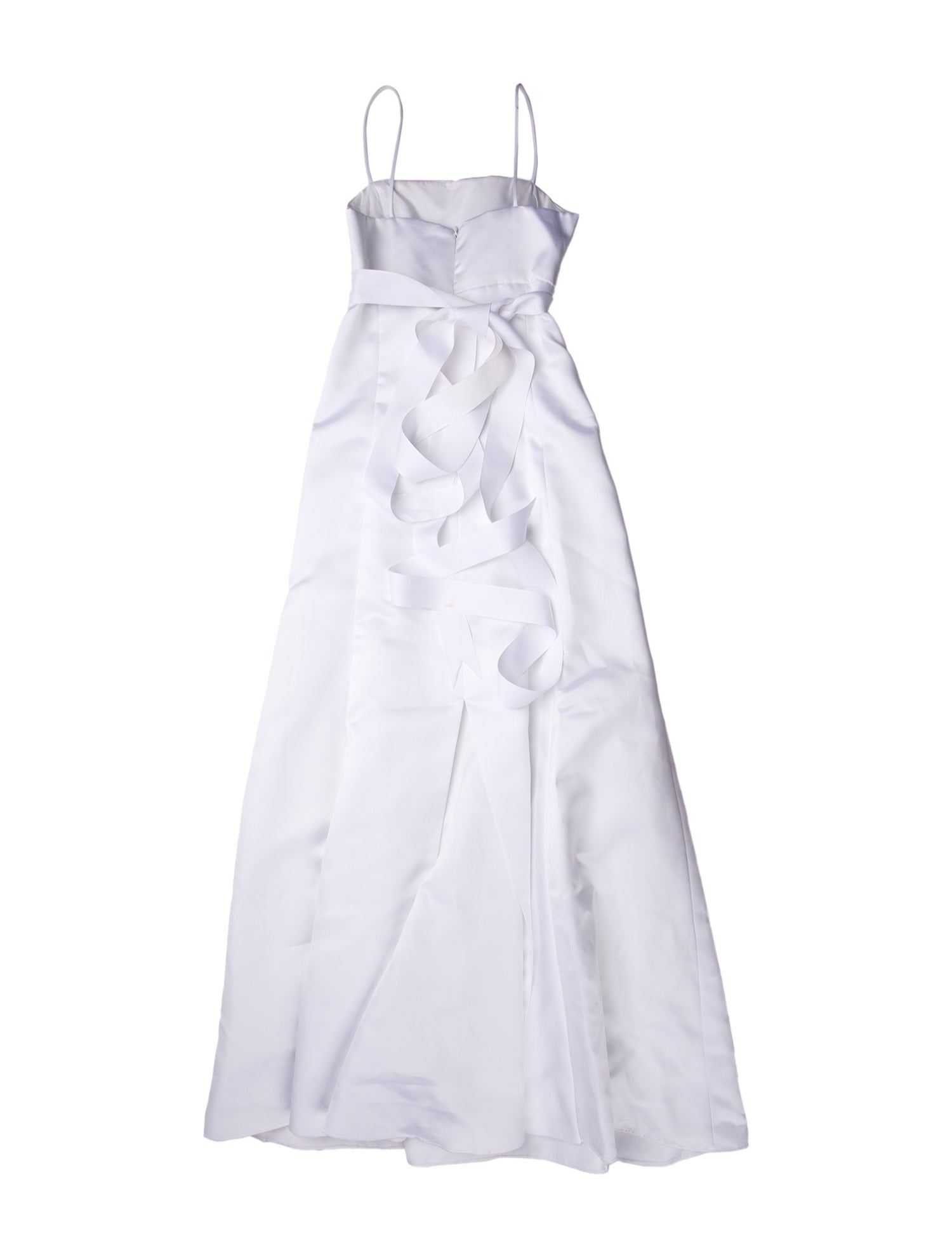 Vera Wang One-Shoulder Long Dress