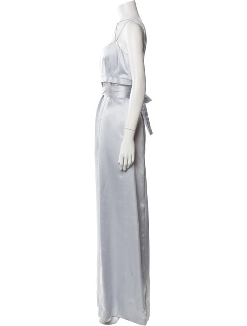 Vera Wang Square Neckline Long Dress