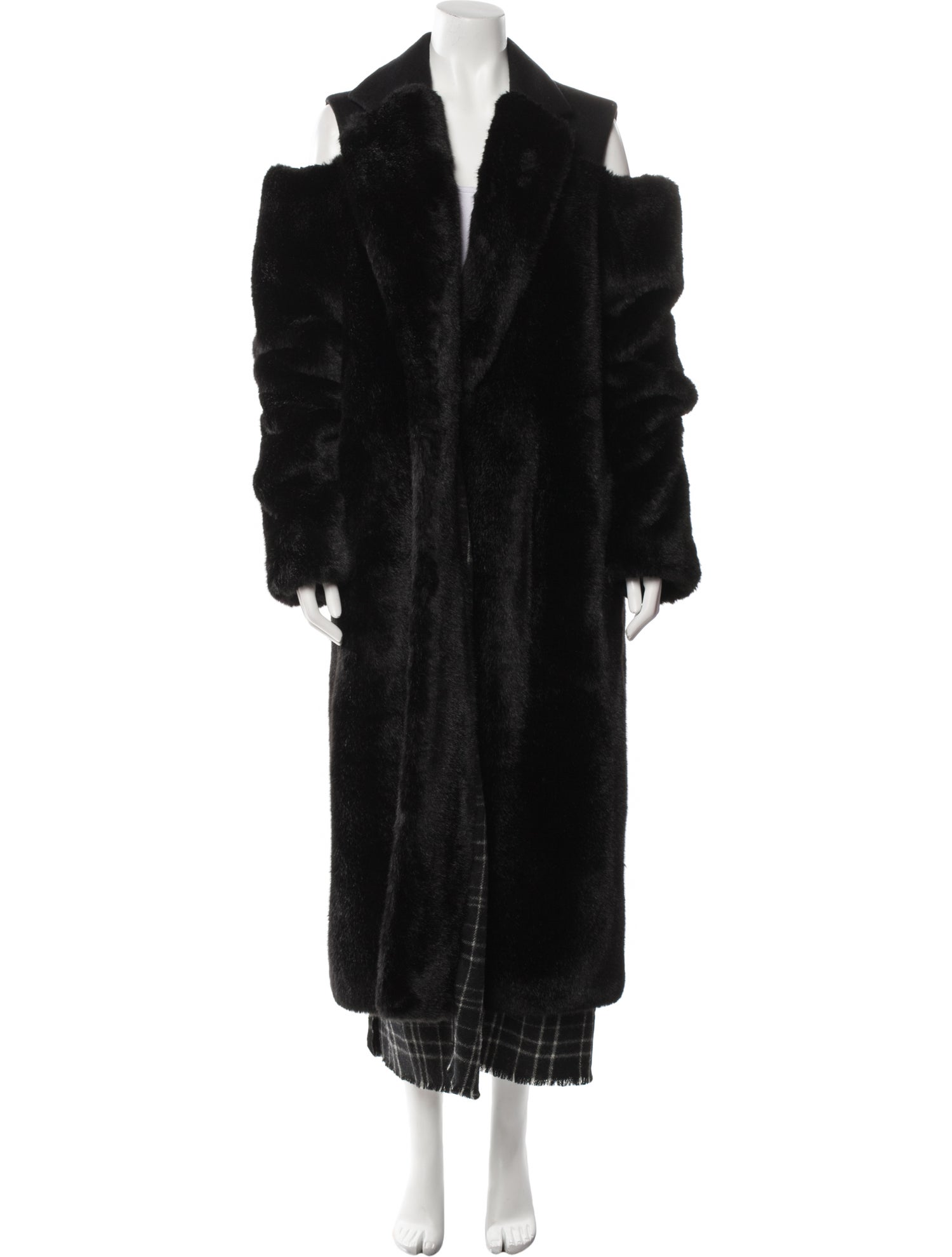 Vera Wang Mink Faux Fur Coat