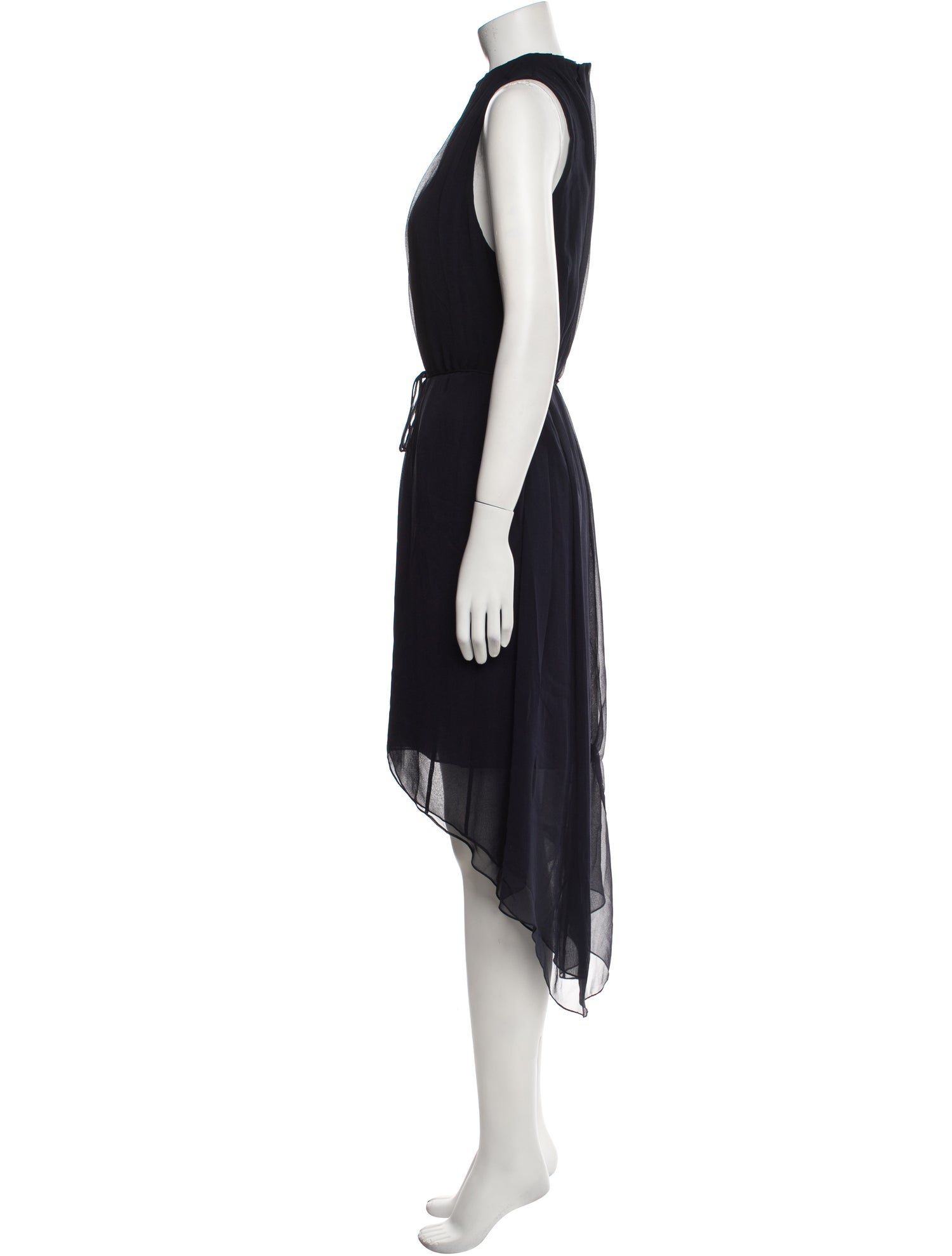 Vera Wang Silk Midi Length Dress