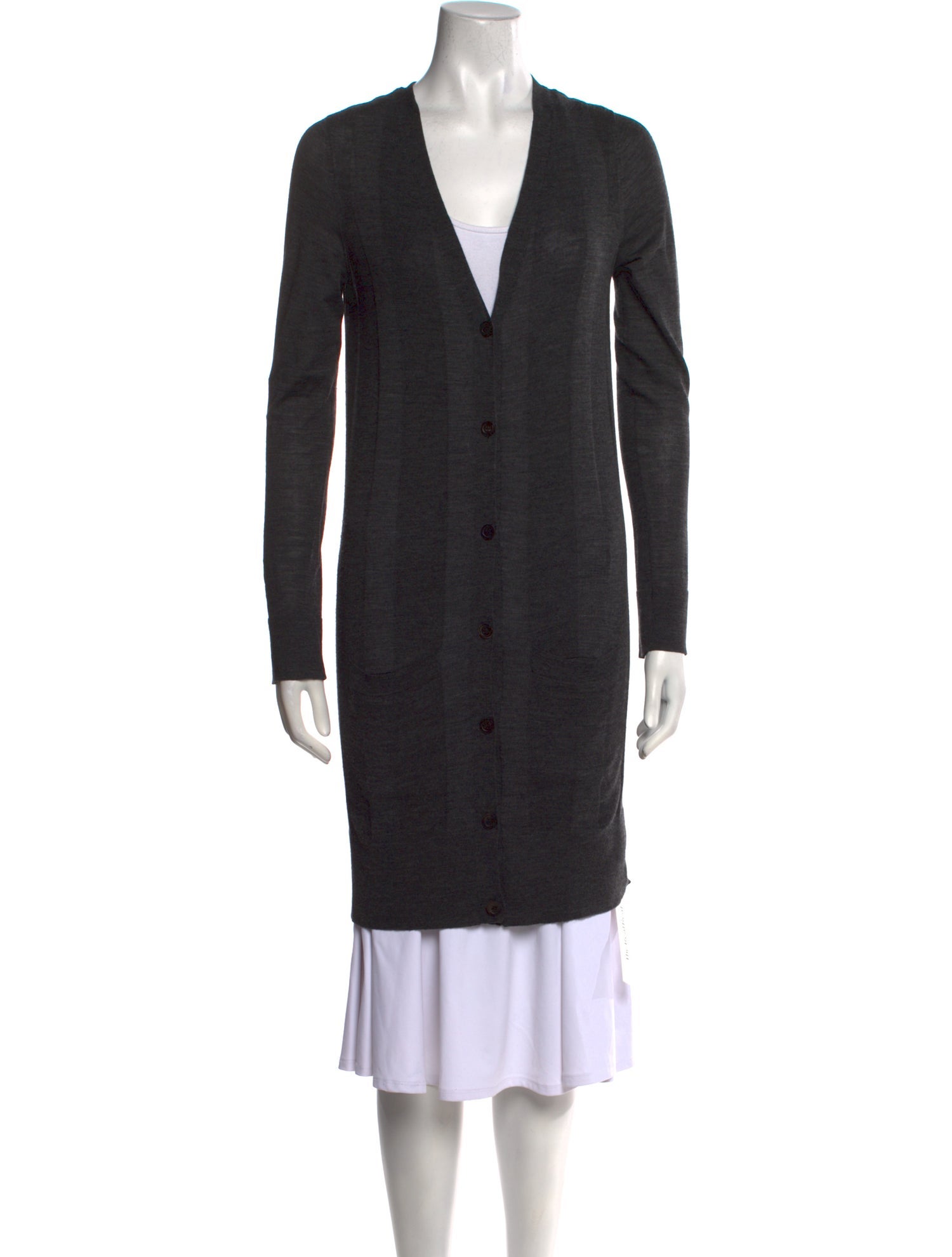 Vera Wang Wool V-Neck Sweater