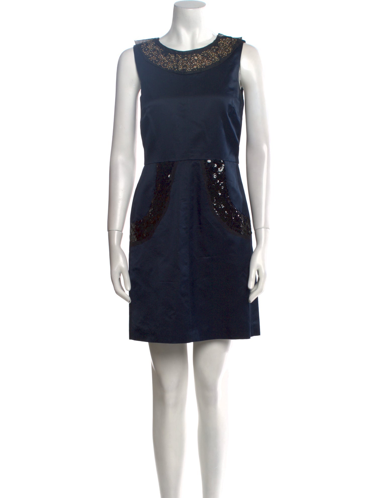 Vera Wang Silk Mini Dress