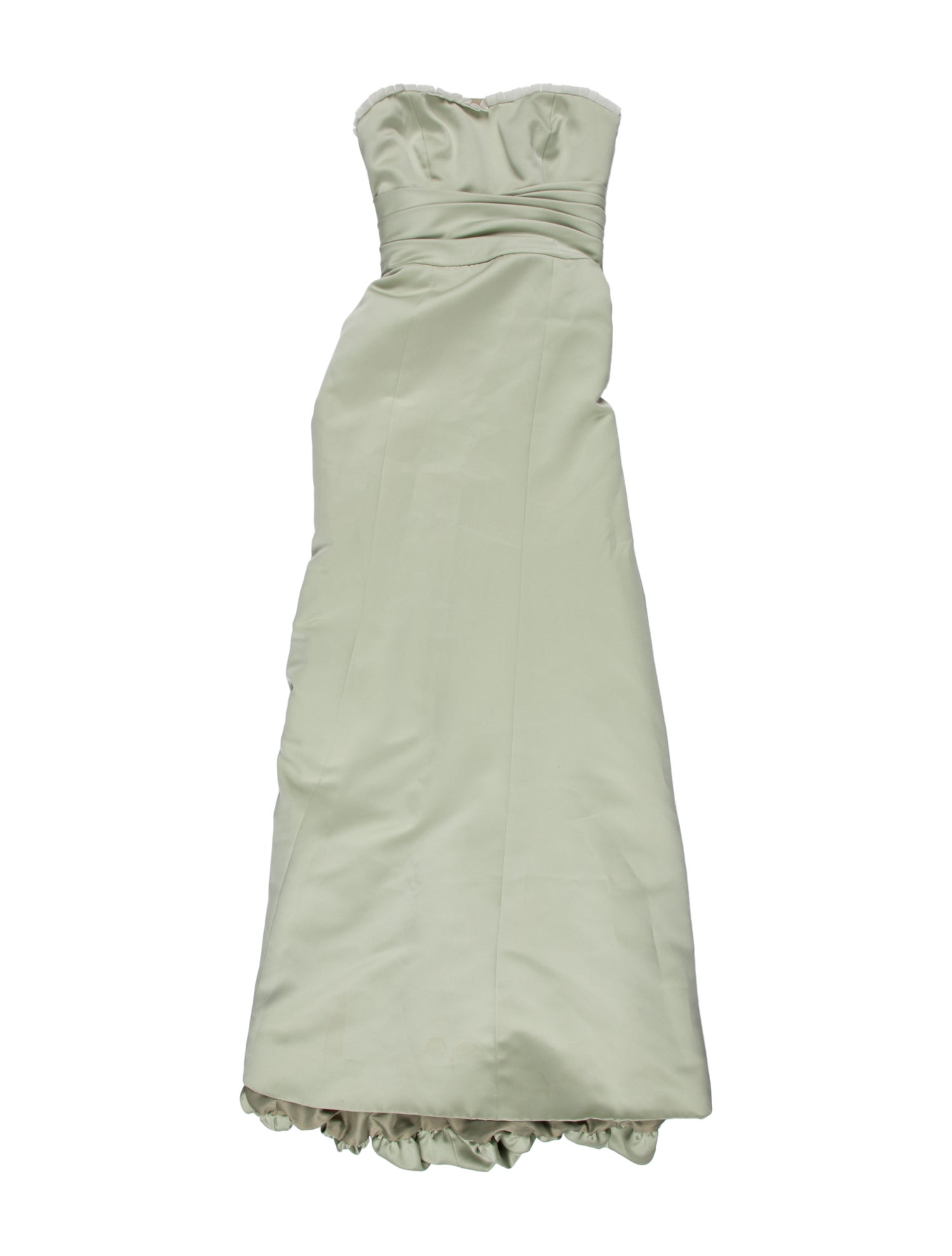 Vera Wang Strapless Long Dress