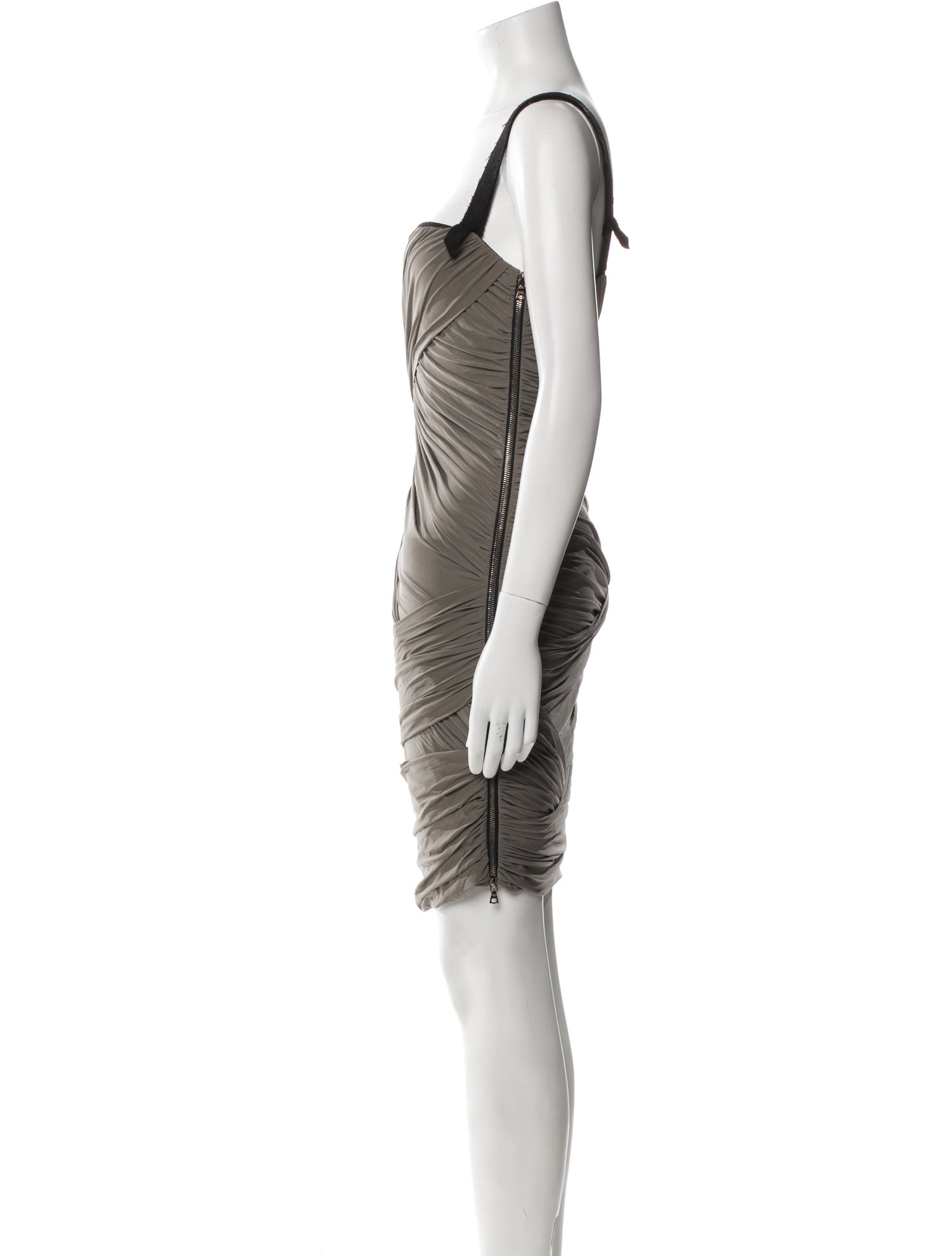 Vera Wang Square Neckline Mini Dress