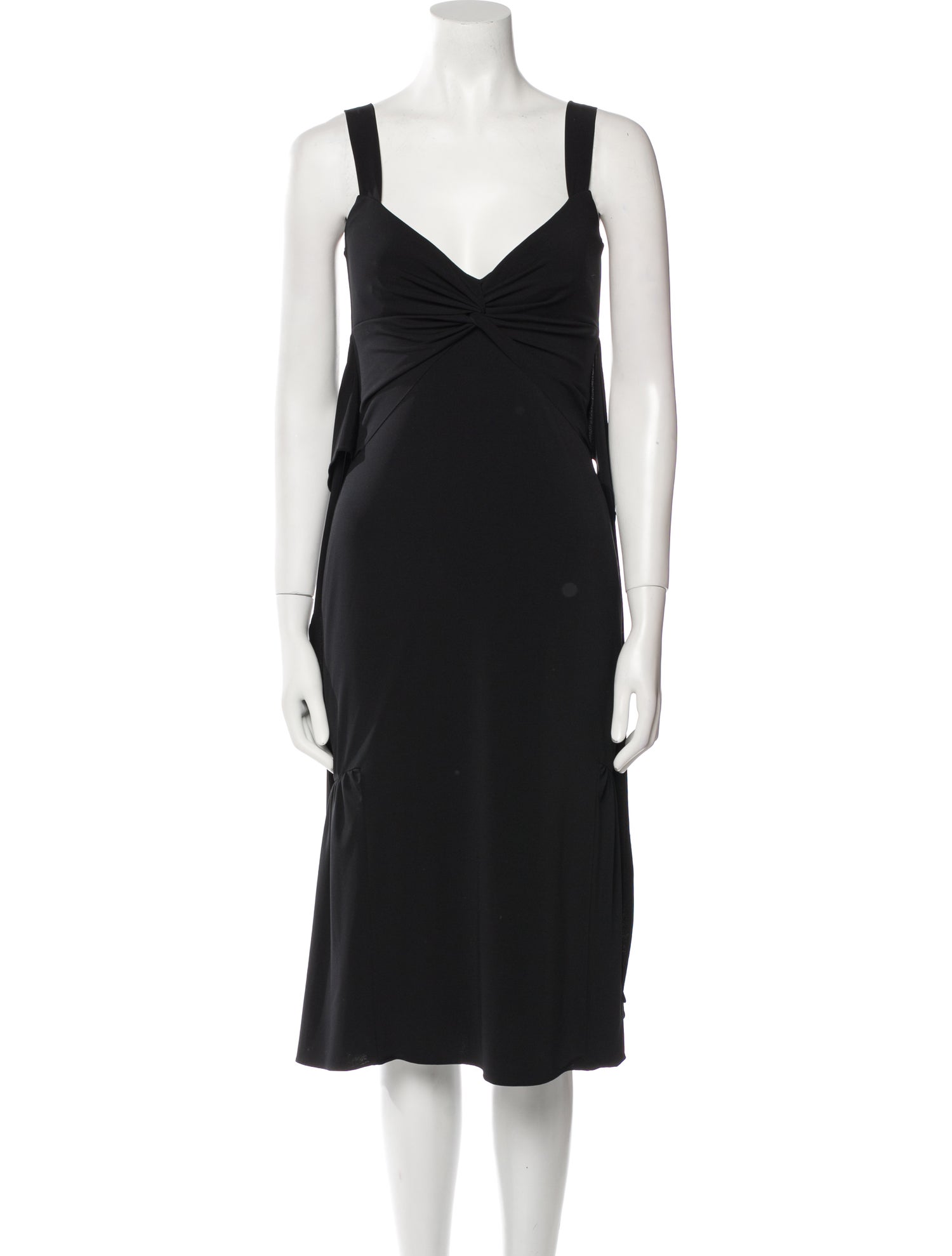 Vera Wang Plunge Neckline Midi Length Dress w/ Tags