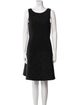 Vera Wang Scoop Neck Mini Dress