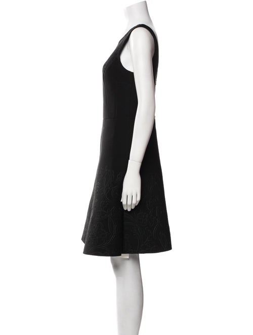 Vera Wang Scoop Neck Mini Dress