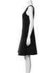 Vera Wang Scoop Neck Mini Dress
