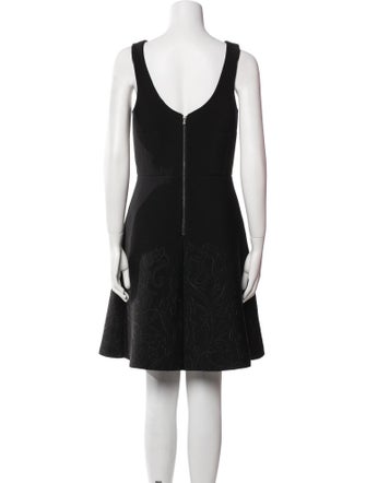 Vera Wang Scoop Neck Mini Dress