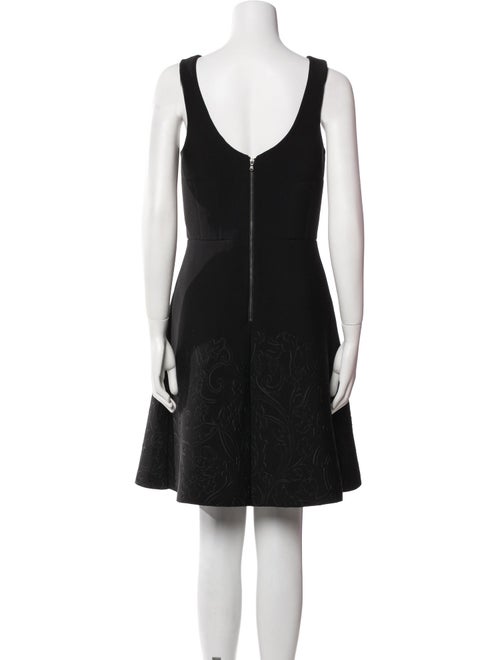 Vera Wang Scoop Neck Mini Dress