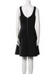 Vera Wang Scoop Neck Mini Dress