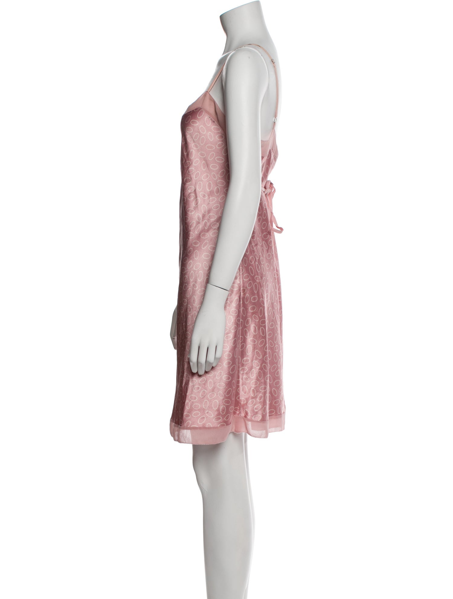 Vera Wang Square Neckline Mini Dress