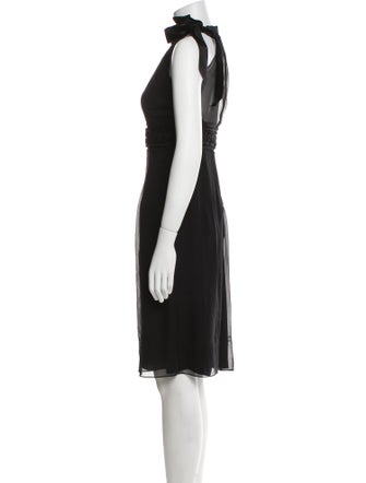 Vera Wang Silk Knee-Length Dress