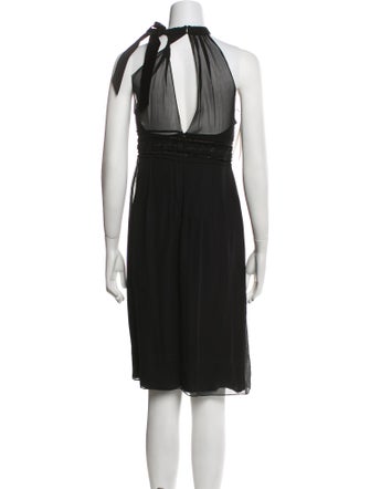 Vera Wang Silk Knee-Length Dress