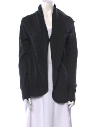 Vera Wang Alpaca Open Front Sweater