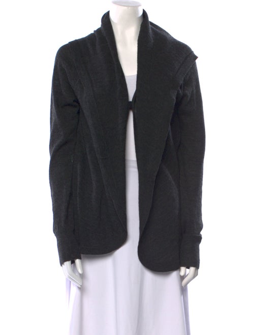 Vera Wang Alpaca Open Front Sweater