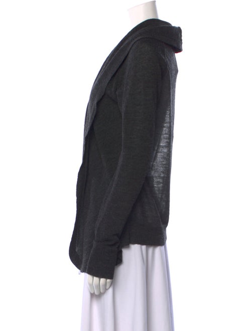 Vera Wang Alpaca Open Front Sweater