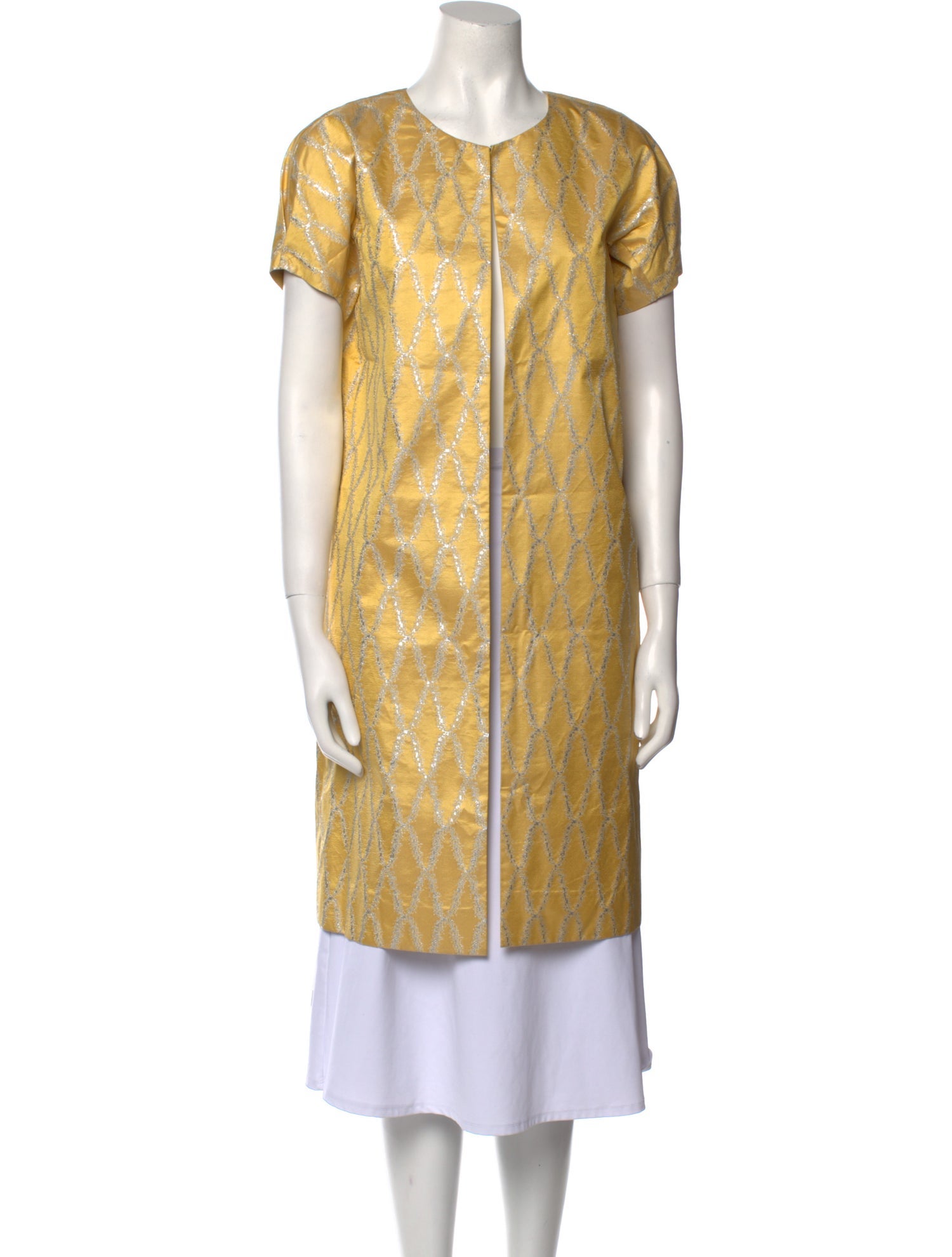 Vera Wang Silk Printed Tunic