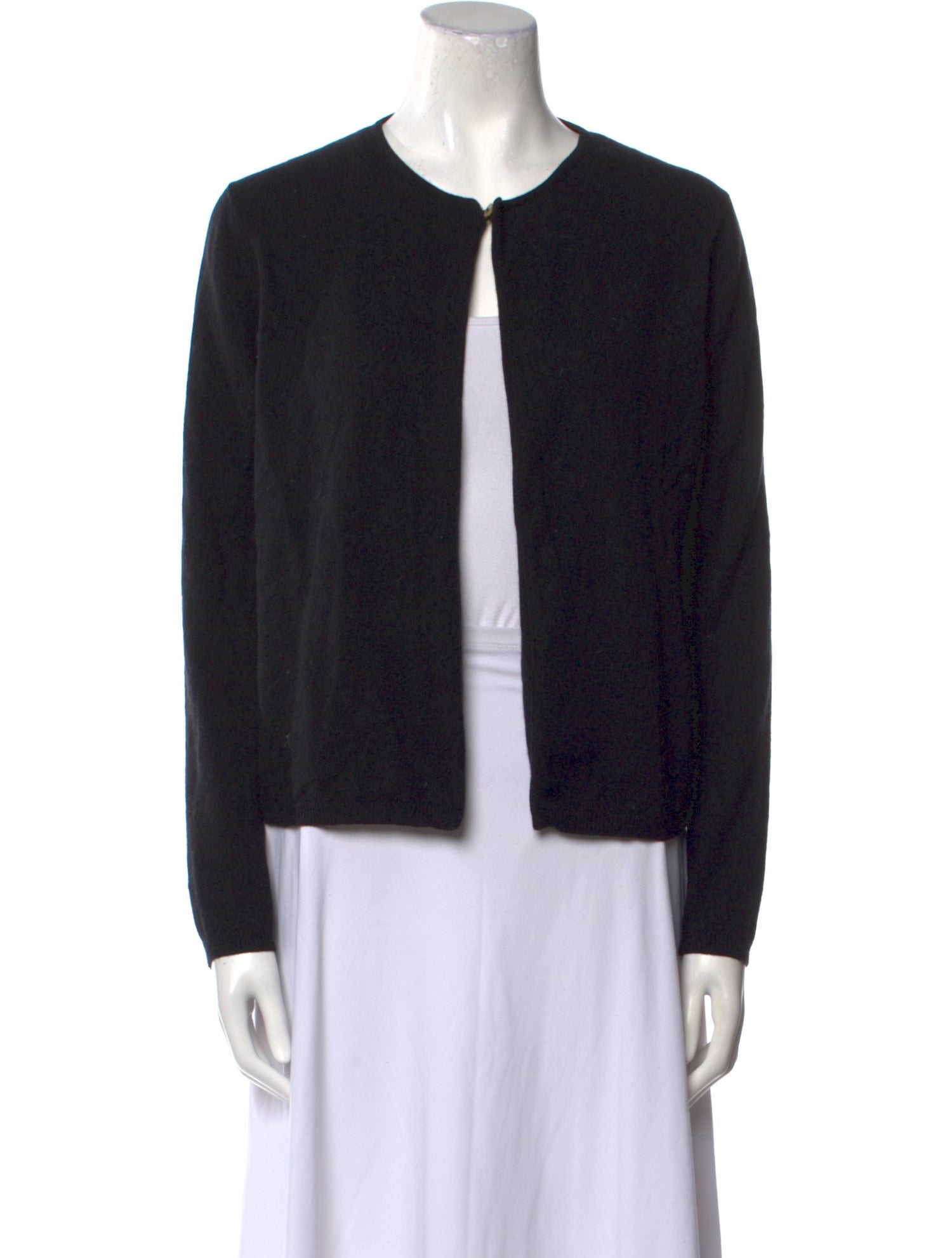 Vera Wang Silk Crew Neck Sweater