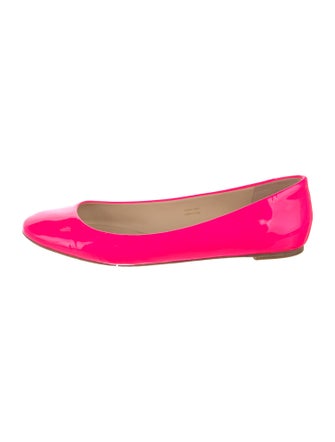 Vera Wang Patent Leather Ballet Flats