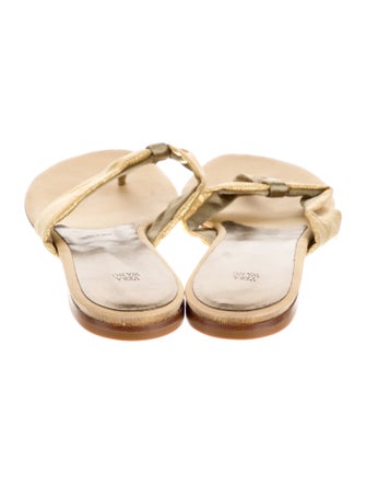 Vera Wang Animal Print Slides