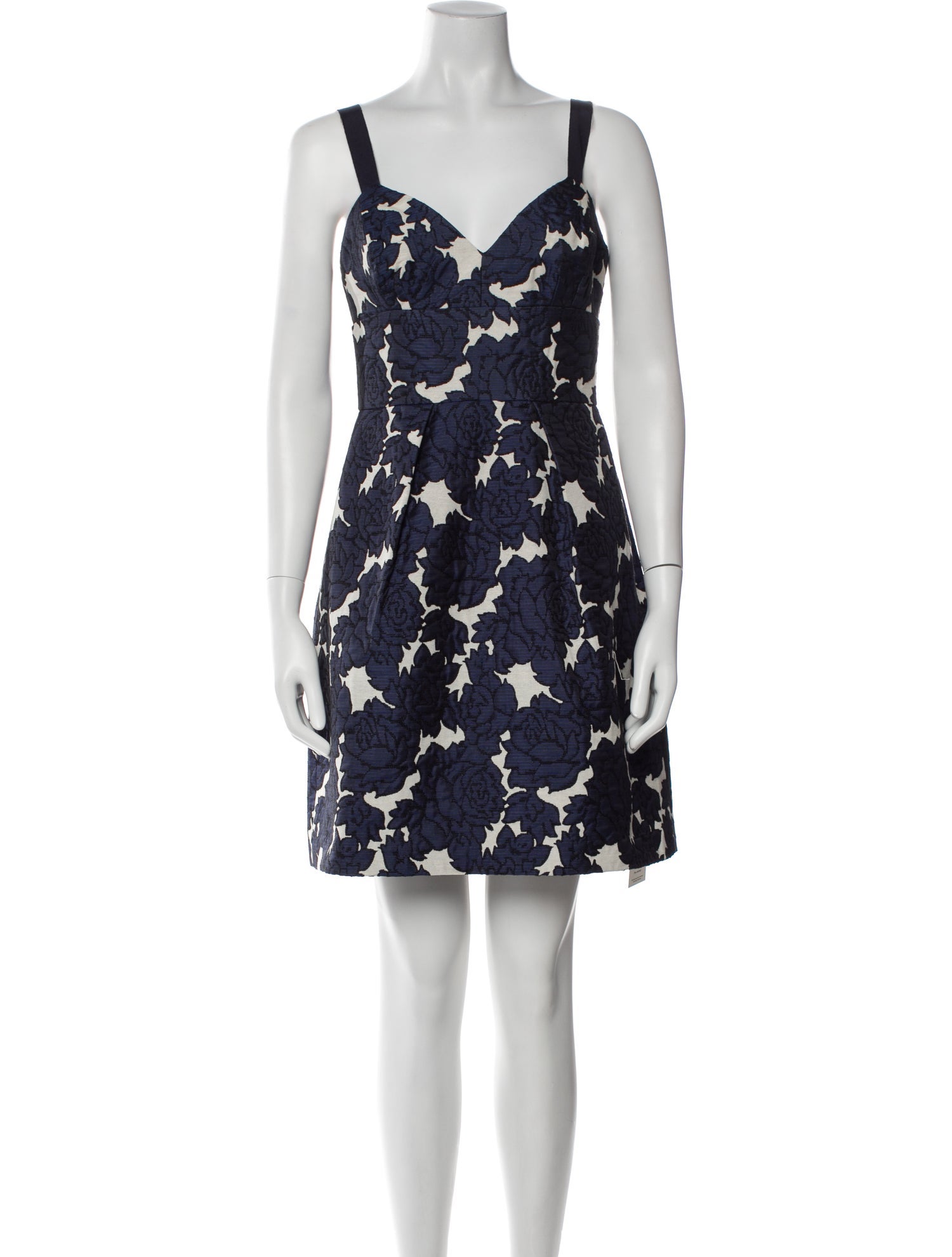 Vera Wang Floral Print Mini Dress