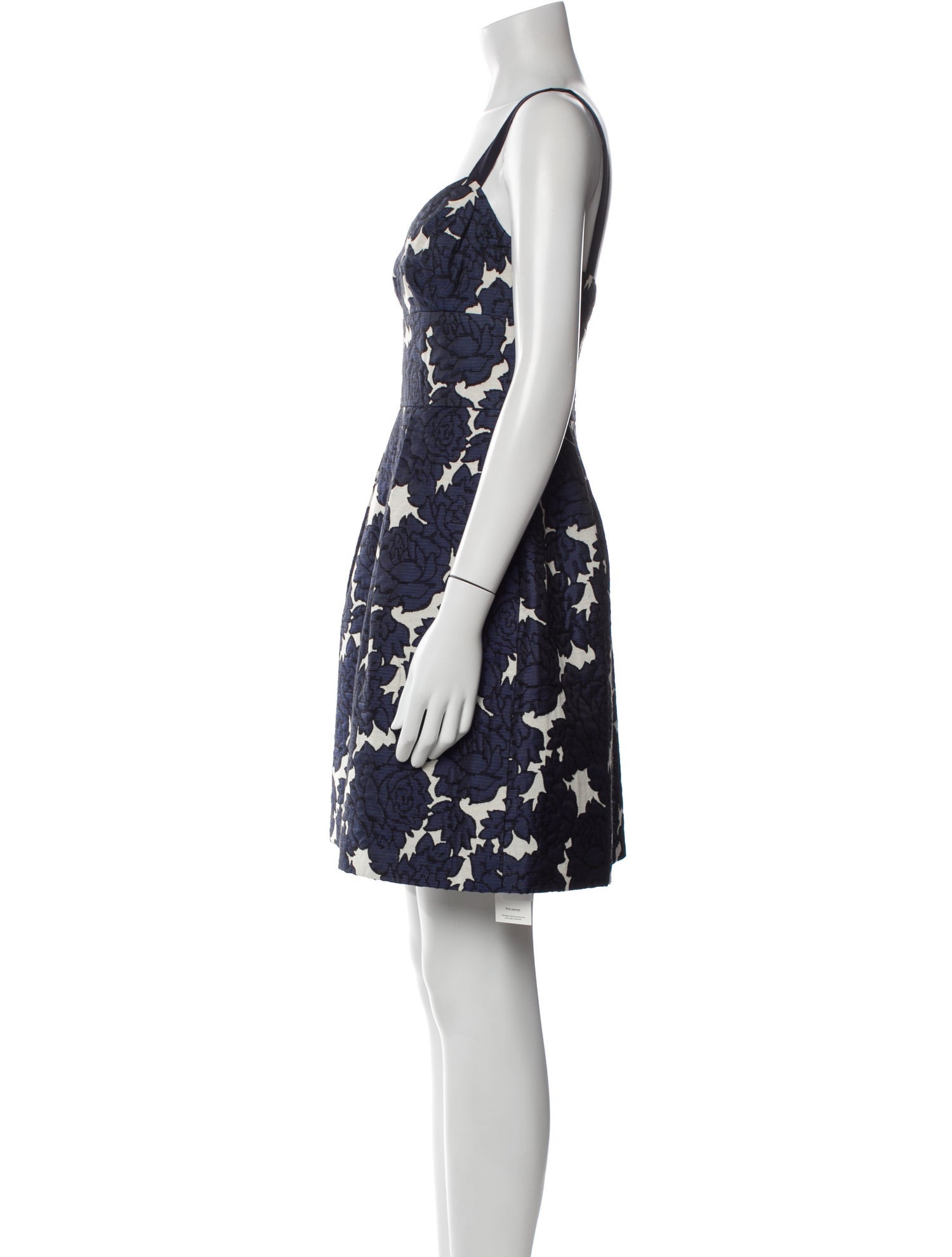 Vera Wang Floral Print Mini Dress