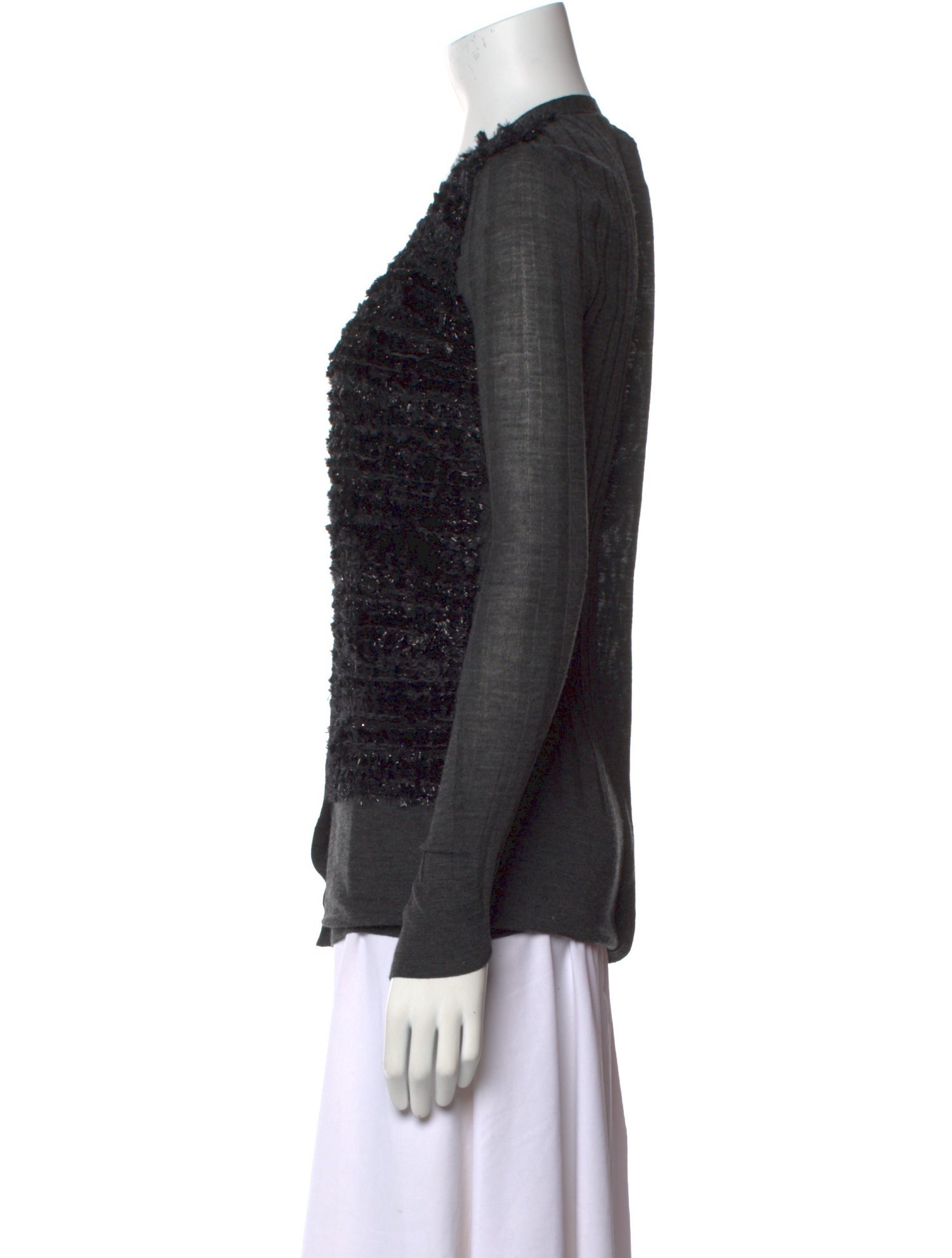 Vera Wang Wool V-Neck Sweater