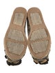 Vera Wang Straw Printed Espadrilles