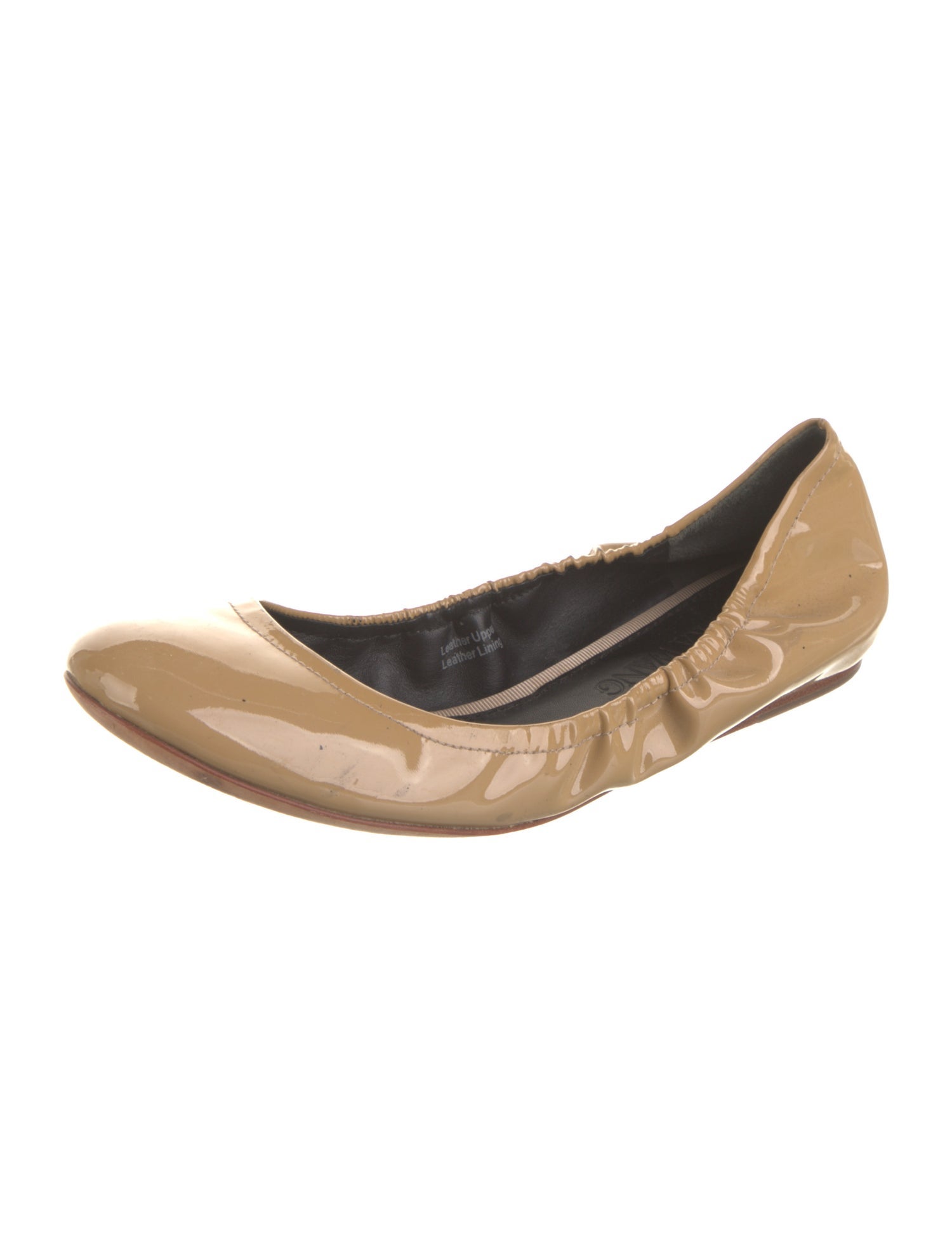 Vera Wang Patent Leather Ballet Flats