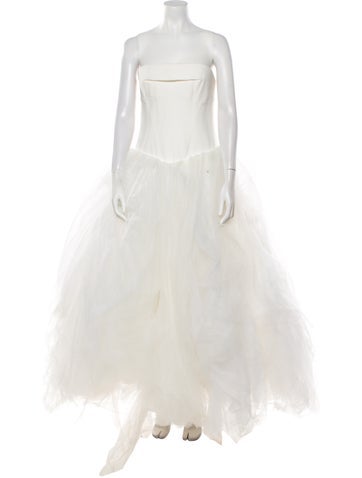 Vera Wang Dresses Strapless Long Dress S