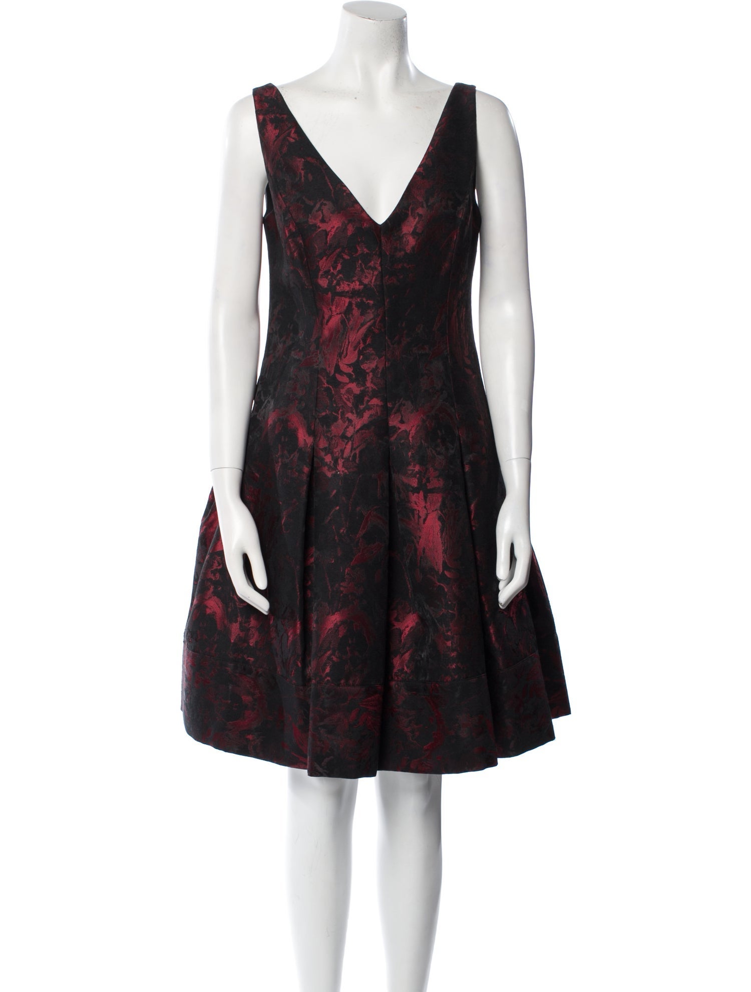 Vera Wang Floral Print Knee-Length Dress w/ Tags