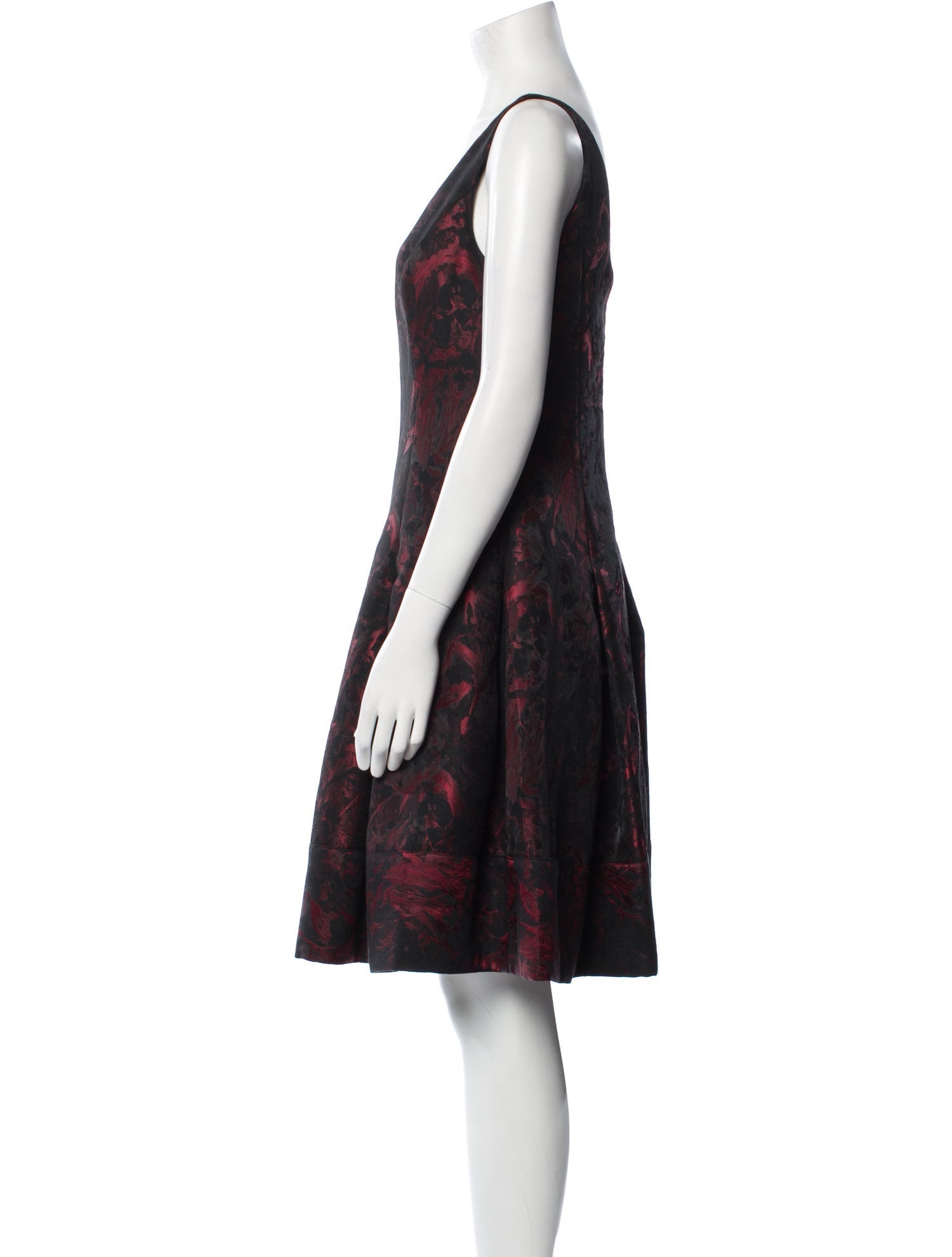 Vera Wang Floral Print Knee-Length Dress w/ Tags