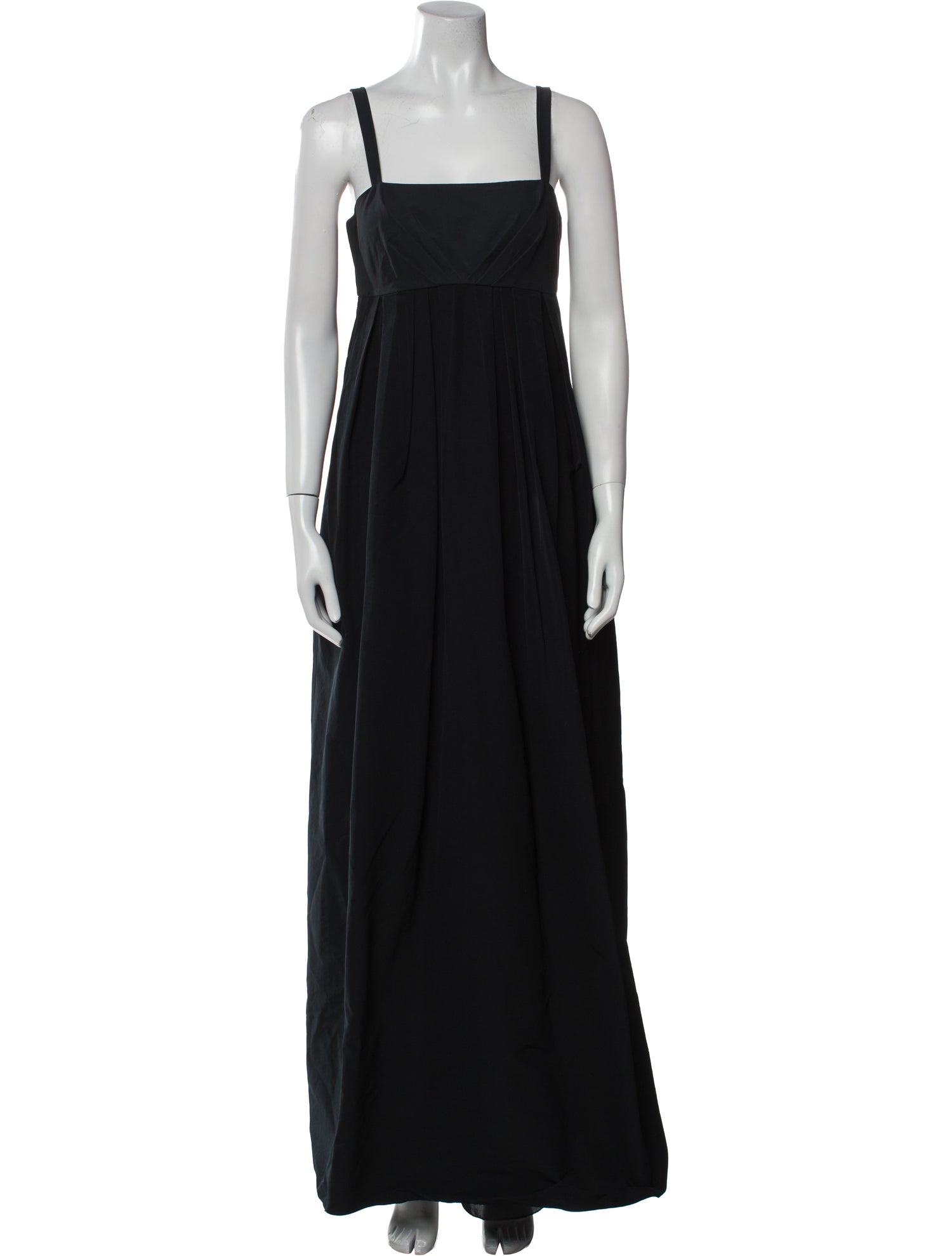 Vera Wang Square Neckline Long Dress