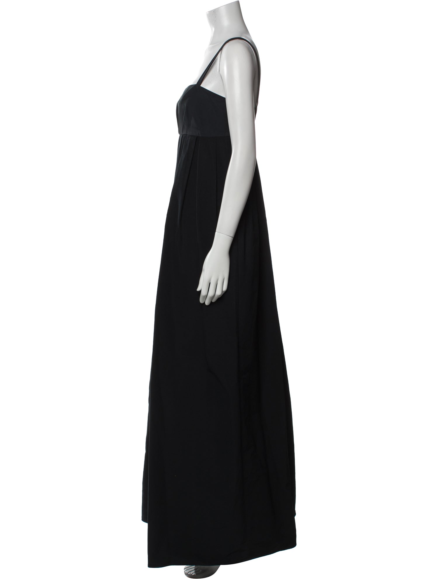 Vera Wang Square Neckline Long Dress