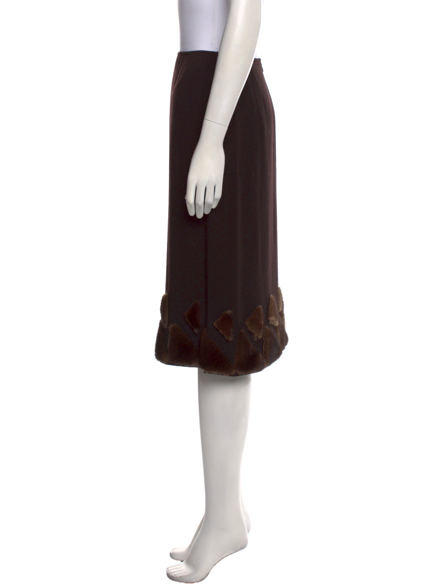 Vera Wang Vintage Knee-Length Skirt