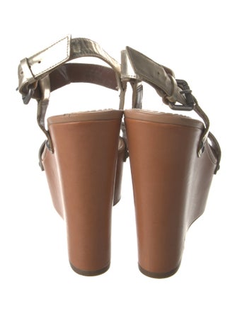 Vera Wang Leather Slingback Sandals