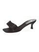 Vera Wang Satin Bow Accents Slides