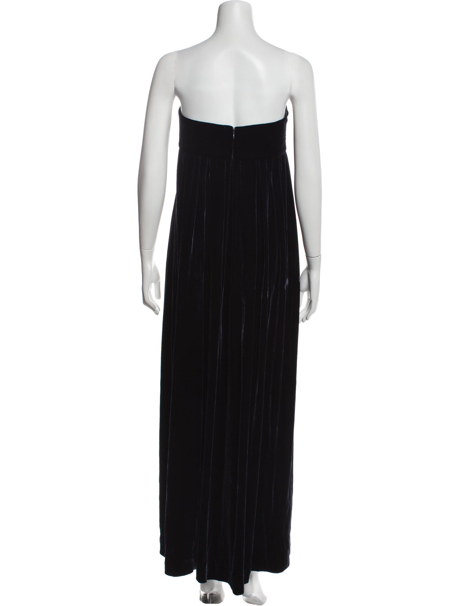 Vera Wang Strapless Long Dress - Blue Dresses, Clothing - VER52495 | The  RealReal